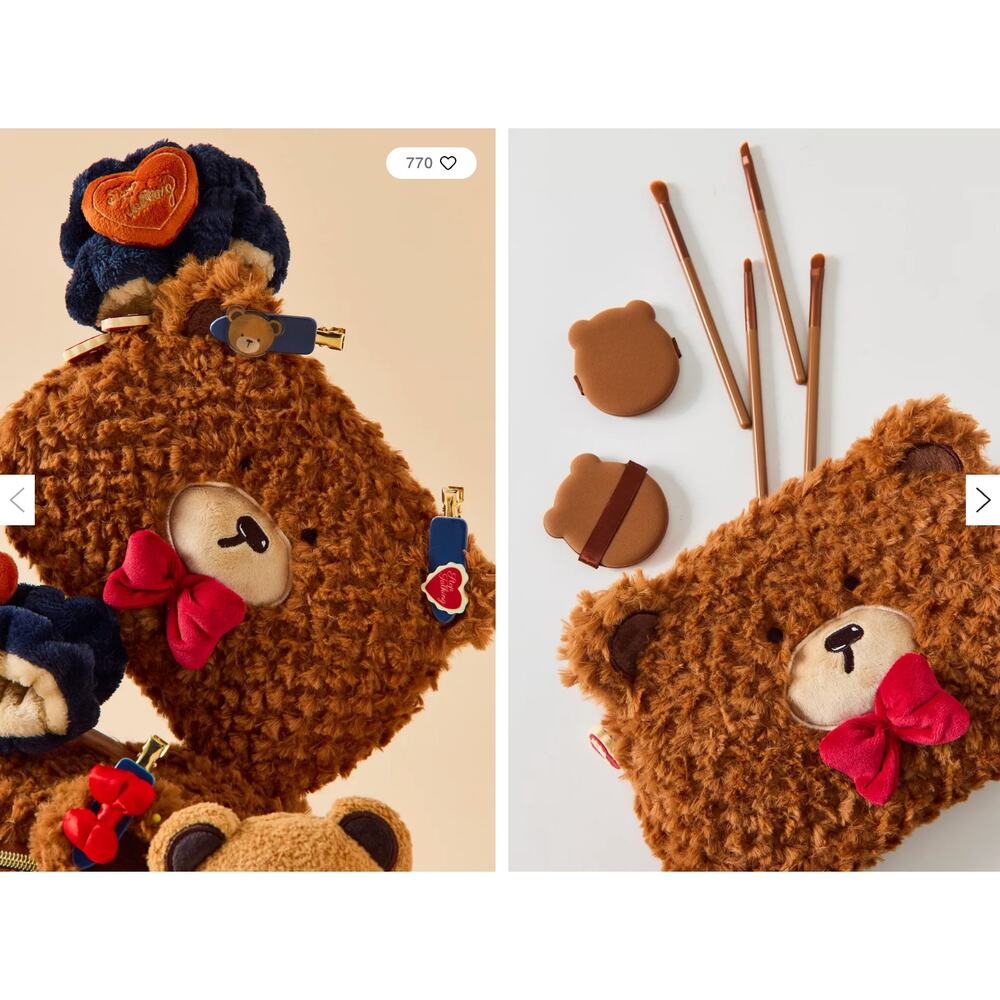 Urban Outfitters Micro Mini Plushie Makeup Bag
